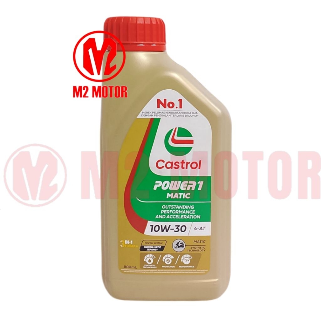 OLI CASTROL POWER 1 MATIC 10W30 0,8L CASTROL POWER 1 MATIC