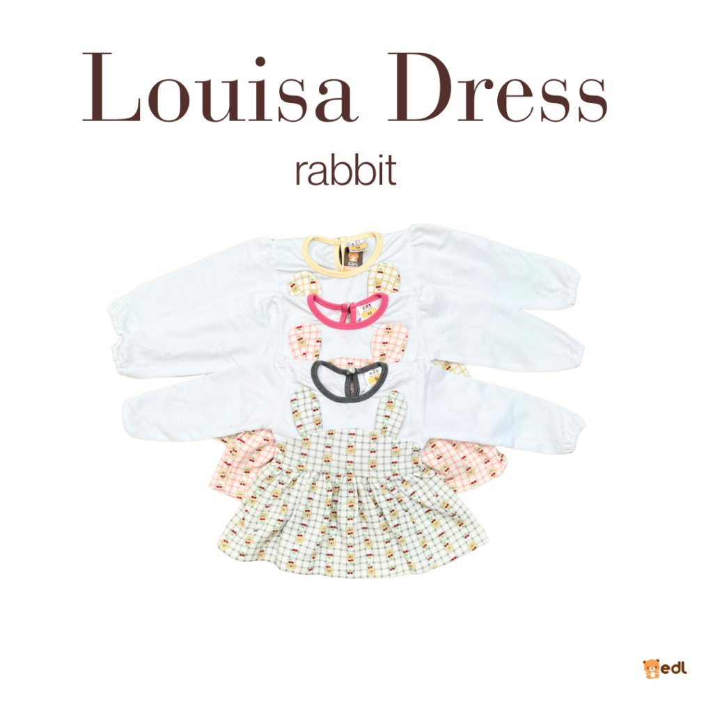 EDL Baby - Dress Baby Newborn Perempuan usia 0-12 bulan / Louisa Dress