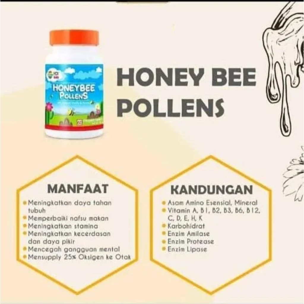 Honey Bee Pollens Original 60 tablet