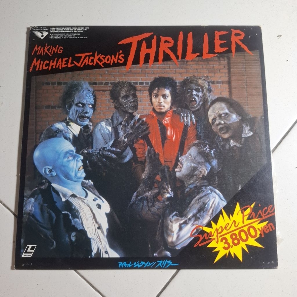 Laserdisc Musik Michael Jackson - Thriller Second