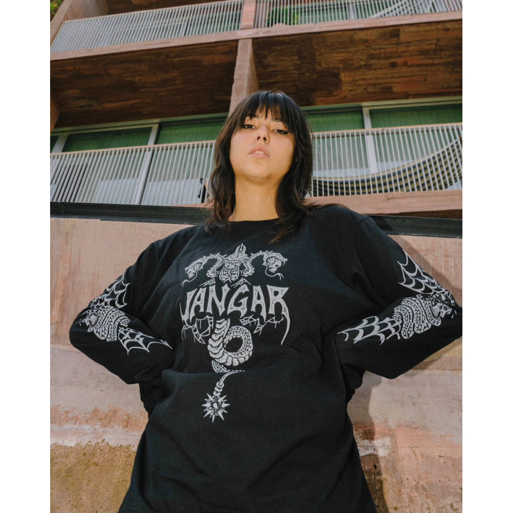 JANGAR - RUNESPOOR BLACK LONGSLEEVE