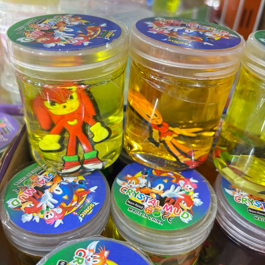 Mainan Slime Crystal Mud Ultra Sonic Mainan edukasi Anak Makassar
