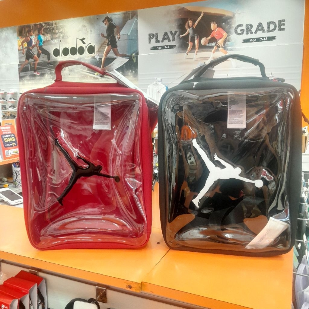 Ready merah Shoe bag jordan tas sepatu nike