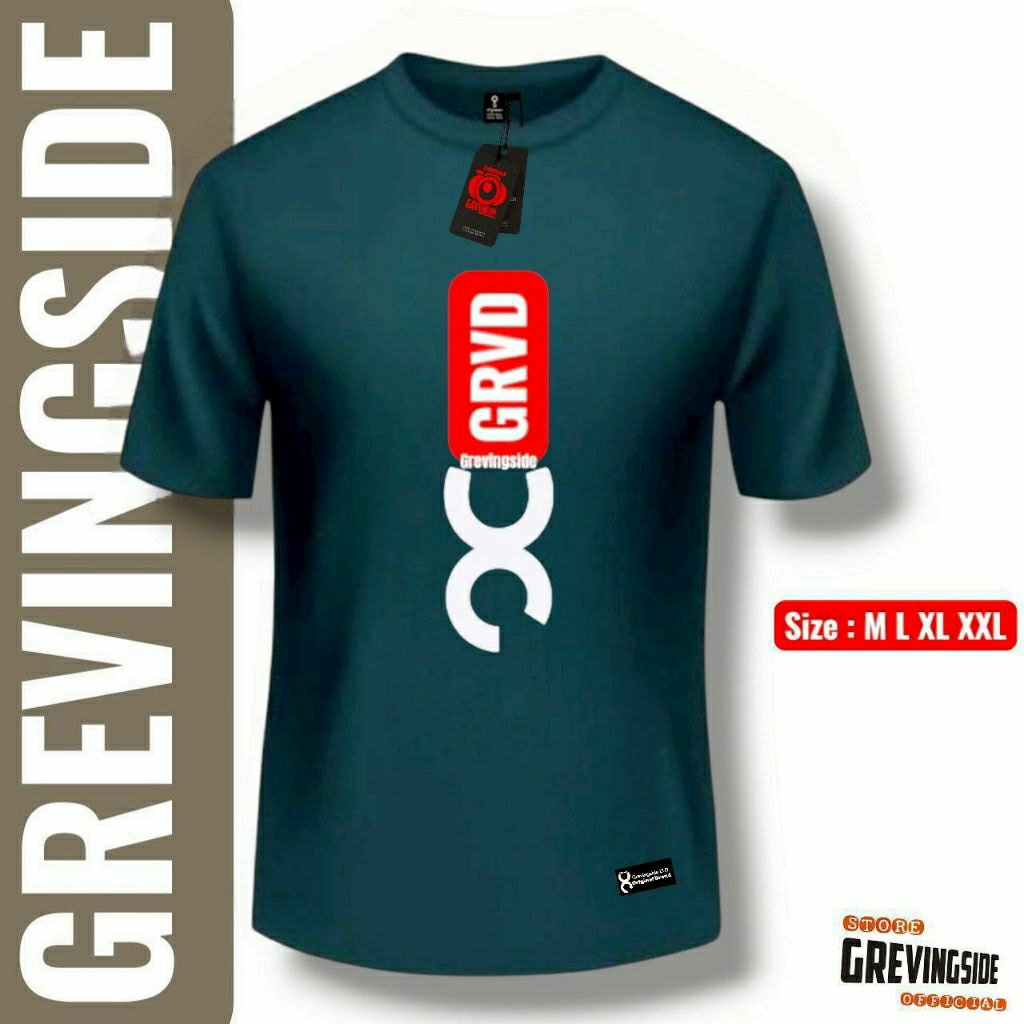 kaos distro original 100% // kaos grevingside local brand // kaos pria terbaru  // kaos motif simple