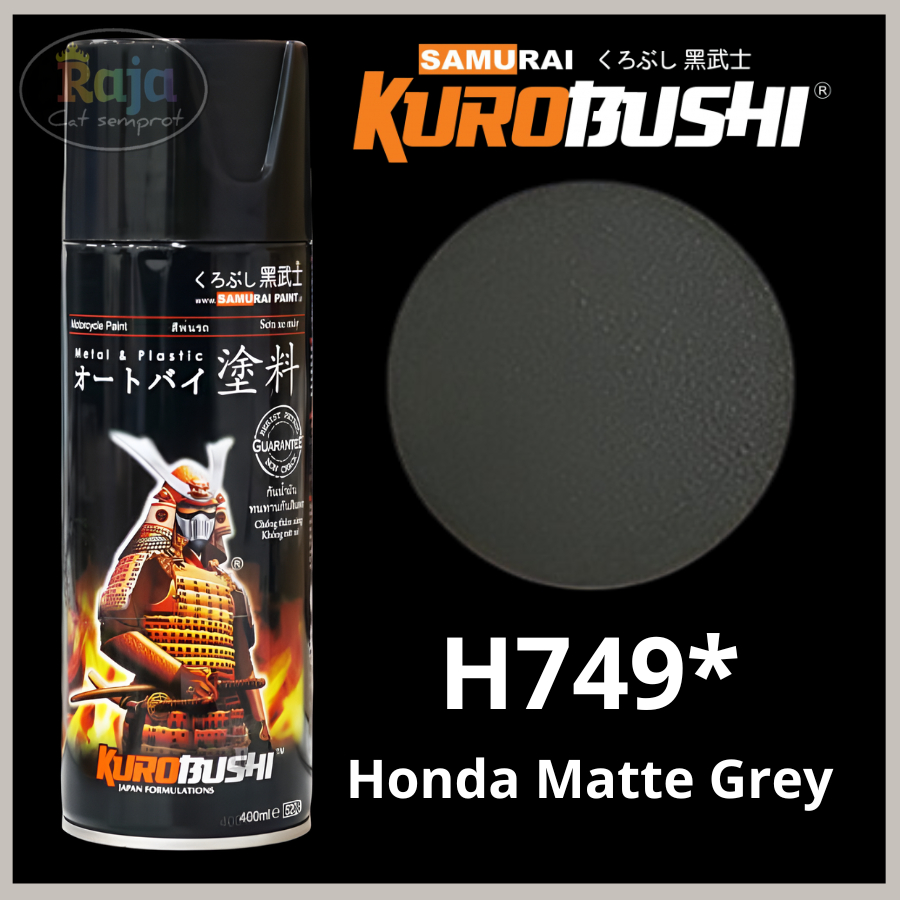 Samurai paint  Honda Matte Grey - H749*