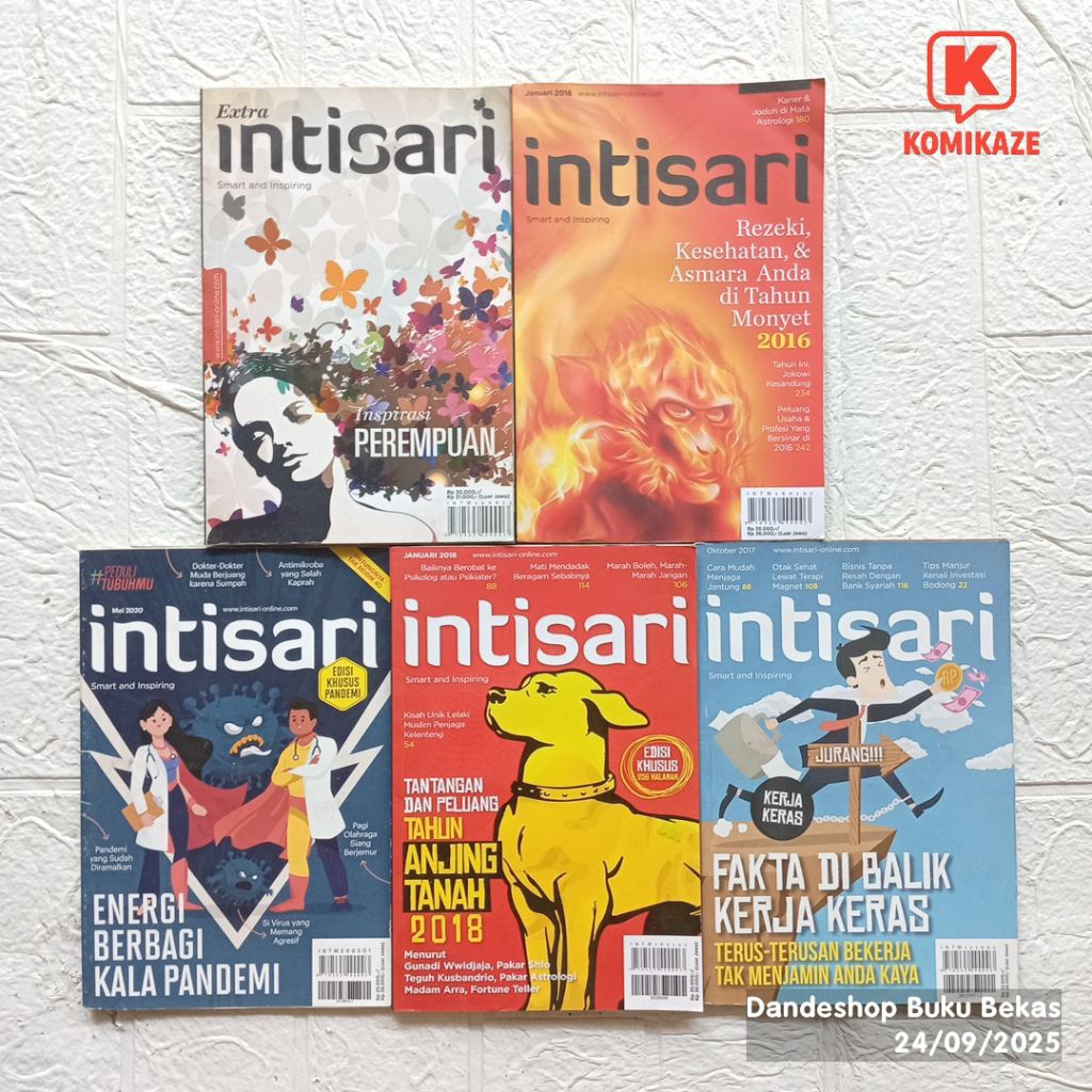 Majalah Intisari Edisi 2010an - Bekas Preloved