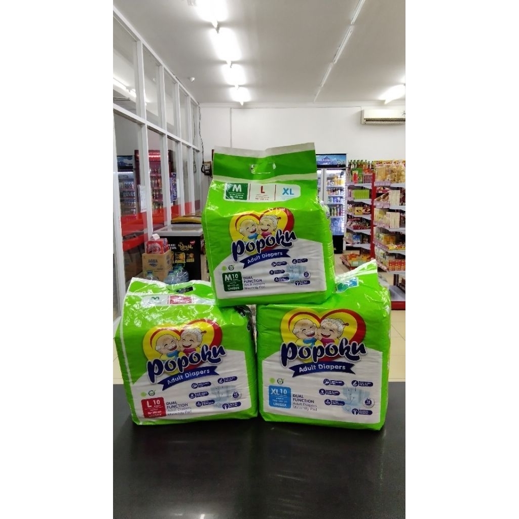POPOK DEWASA POPOKU M,L,XL / POPOK DEWASA isi 10 SUPERMURAH