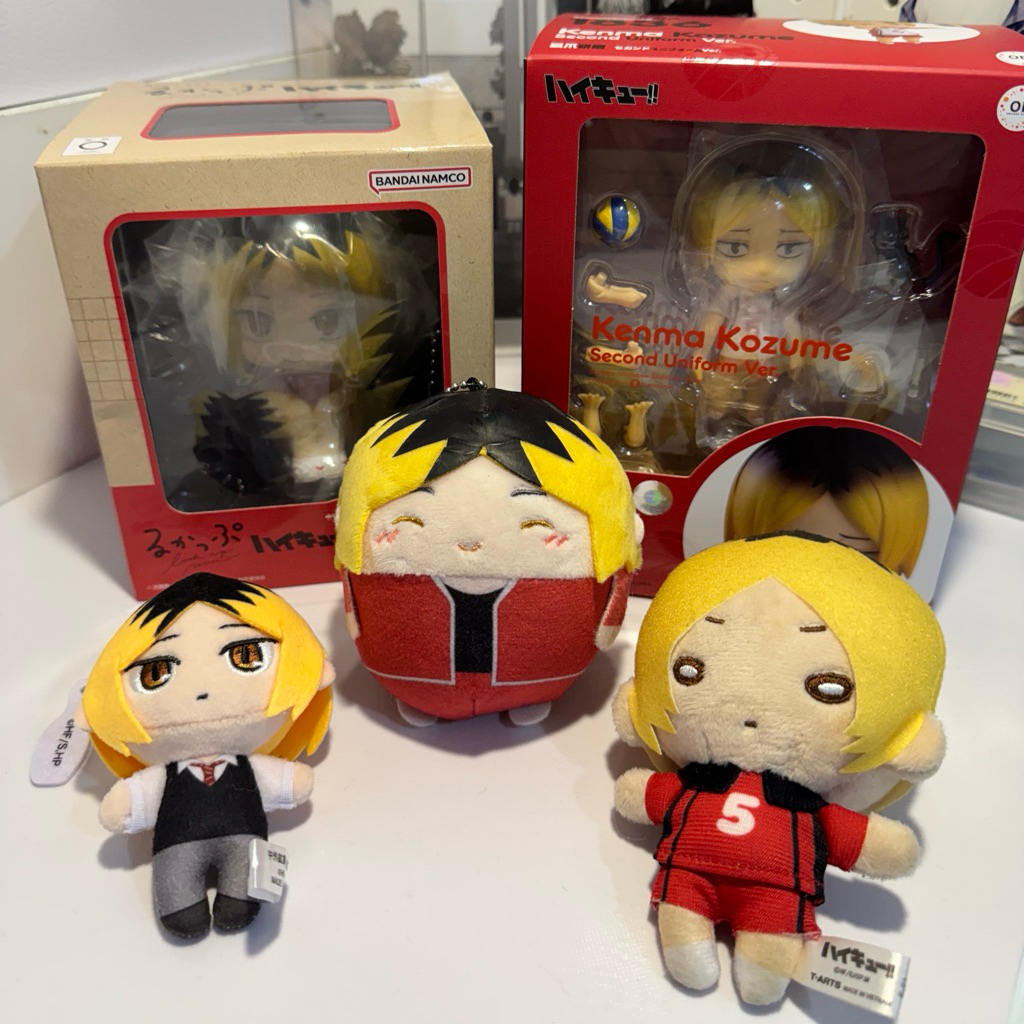 [ wajib co packing ‼️ ] haikyu hq kozume kenma lookup jersey nendoroid white jersey fuwa special s n