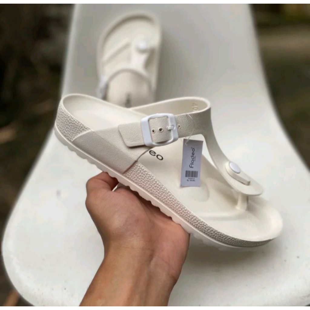 SANDAL FLIP FLOPS JEPIT FLADEO FULL KARET SANDAL JEPIT FULL KARET KEKINIAN