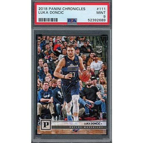 Luka Doncic 2018 Panini Chronicles Basketball Rookie Card #111 Graded PSA 9