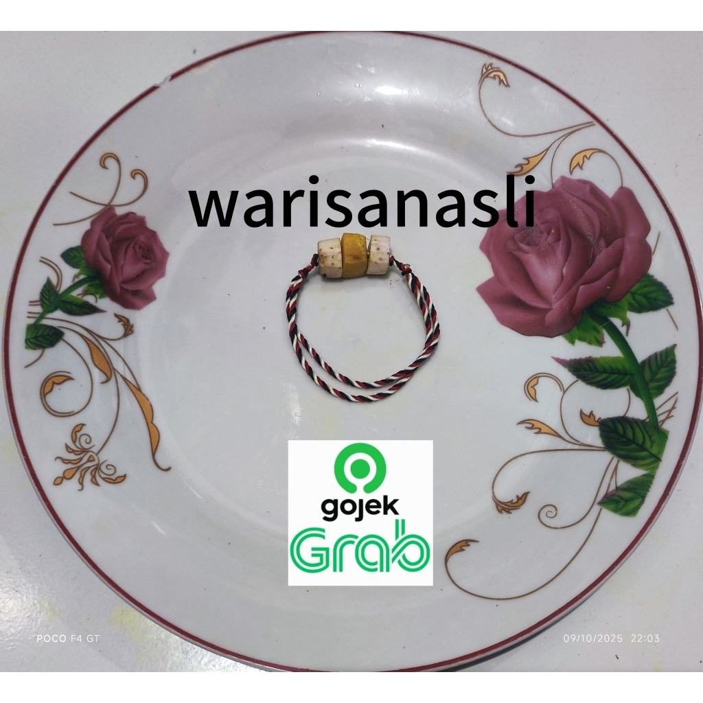 gelang delingo bangle 3 butir tali tridatu tolak sawan sambetan