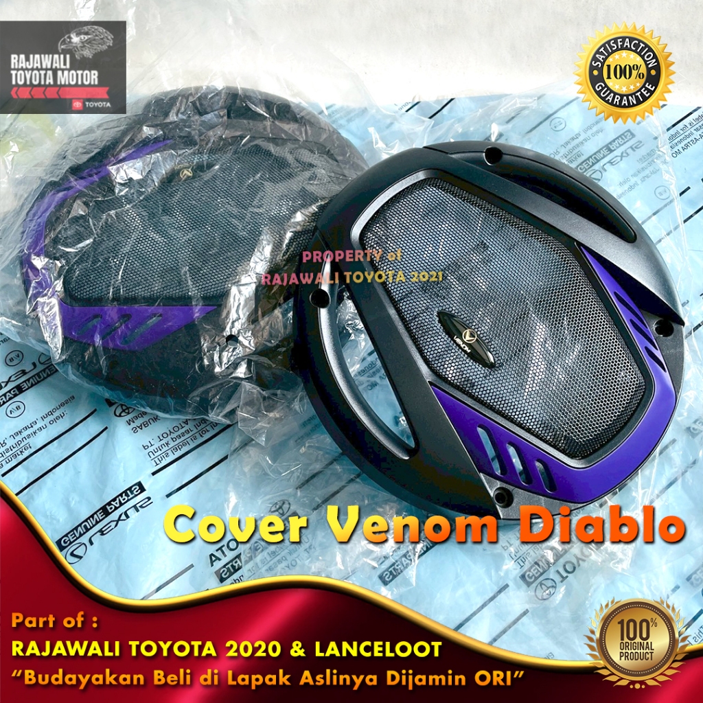 Cover Speaker Venom Diablo 6.5inch VX603D New 1SET Kiri Kanan