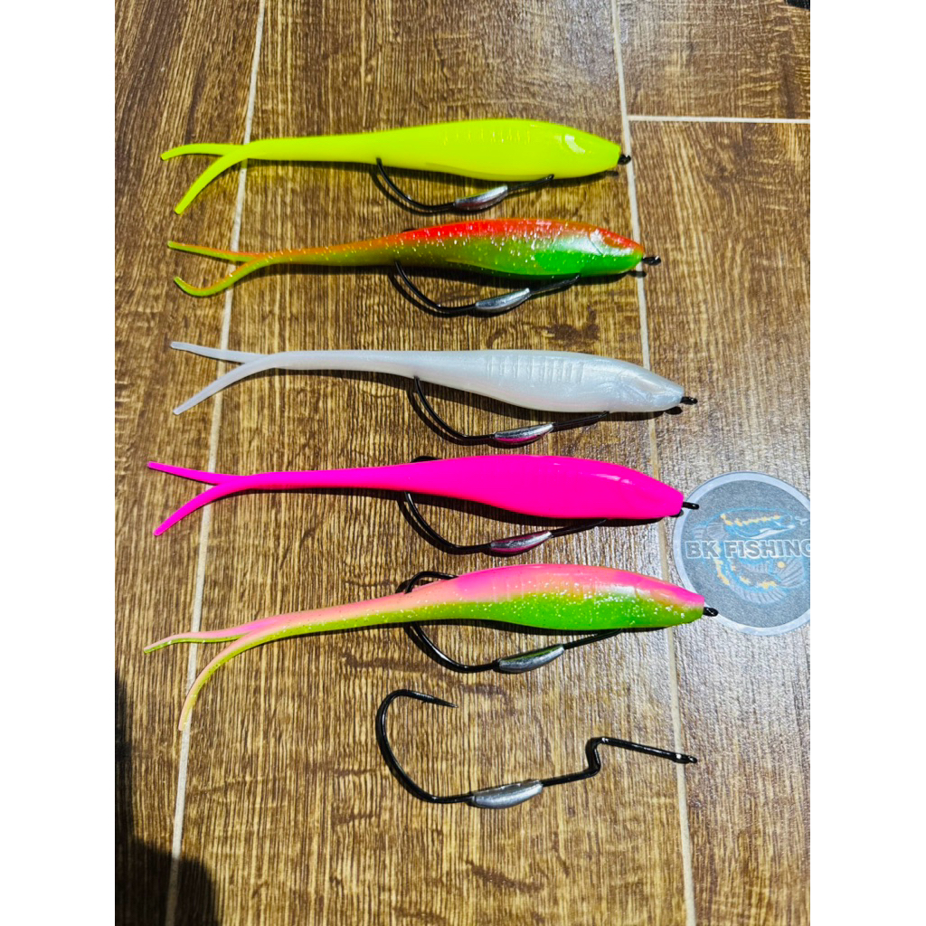 PROMO SILENCER 17,5CM HOOK TIMAH OZMY || UMPAN CASTING IKAN GABUS TOMAN