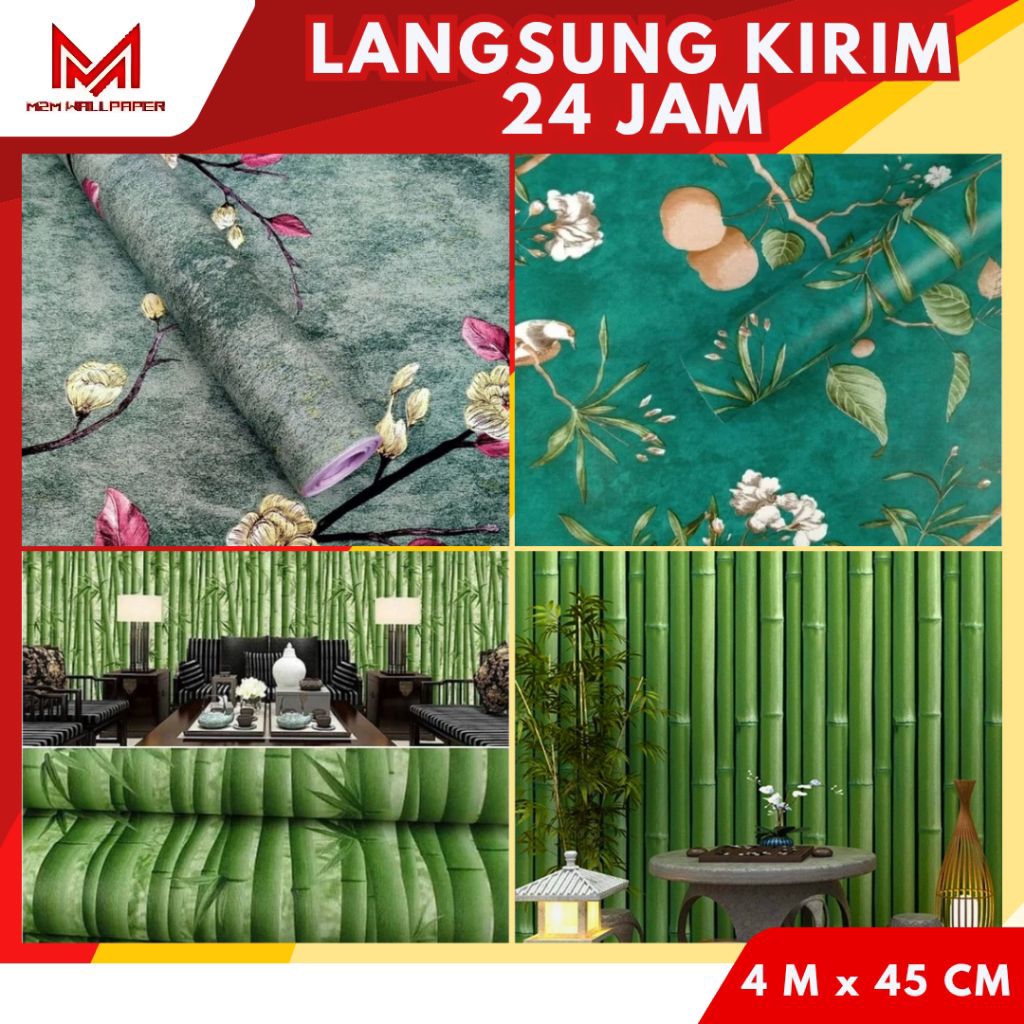 Wallpaper Dinding Motif Bunga Wallpaper Dinding Kamar Tidur Wallpaper Dinding Ruang Tamu Wallpaper A