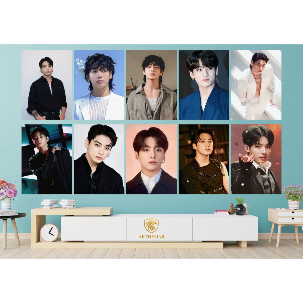 POSTER KAYU JUNGKOOK BTS|HIASAN DINDING BTS|HIASAN DINDING AESTHETIC|K-POP|WALL DECOR|DEKORASI|POSTE