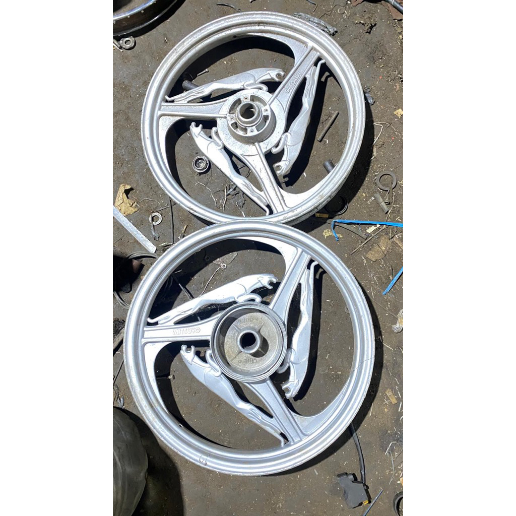 VELG RACING RODA DEPAN BELAKANG MITSUYO JAGUAR PALANG 3 RING 18 PNP RX KING RXZ RXS RXK JAPAN