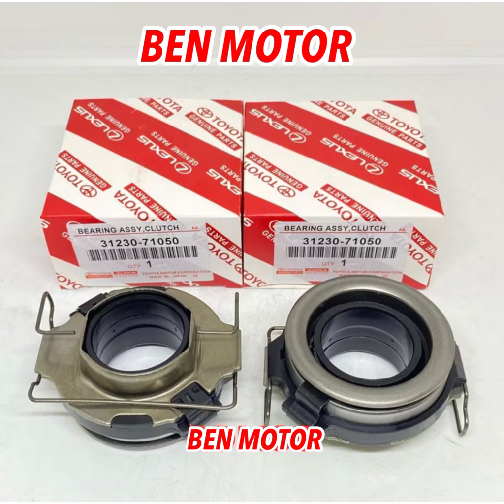 Dek Drag Lahar Bearing Kopling HILUX REVO INNOVA REBORN DIESEL 31230-71050 ASLI - BEN MOTOR