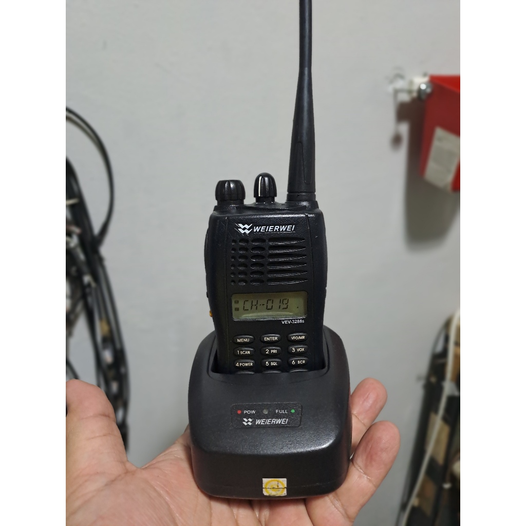 HT WEIERWEI 3288S FREKUENSI UHF 350 MHZ VEV-3288 S UHF LOW BAND 350 MHZ NORMAL