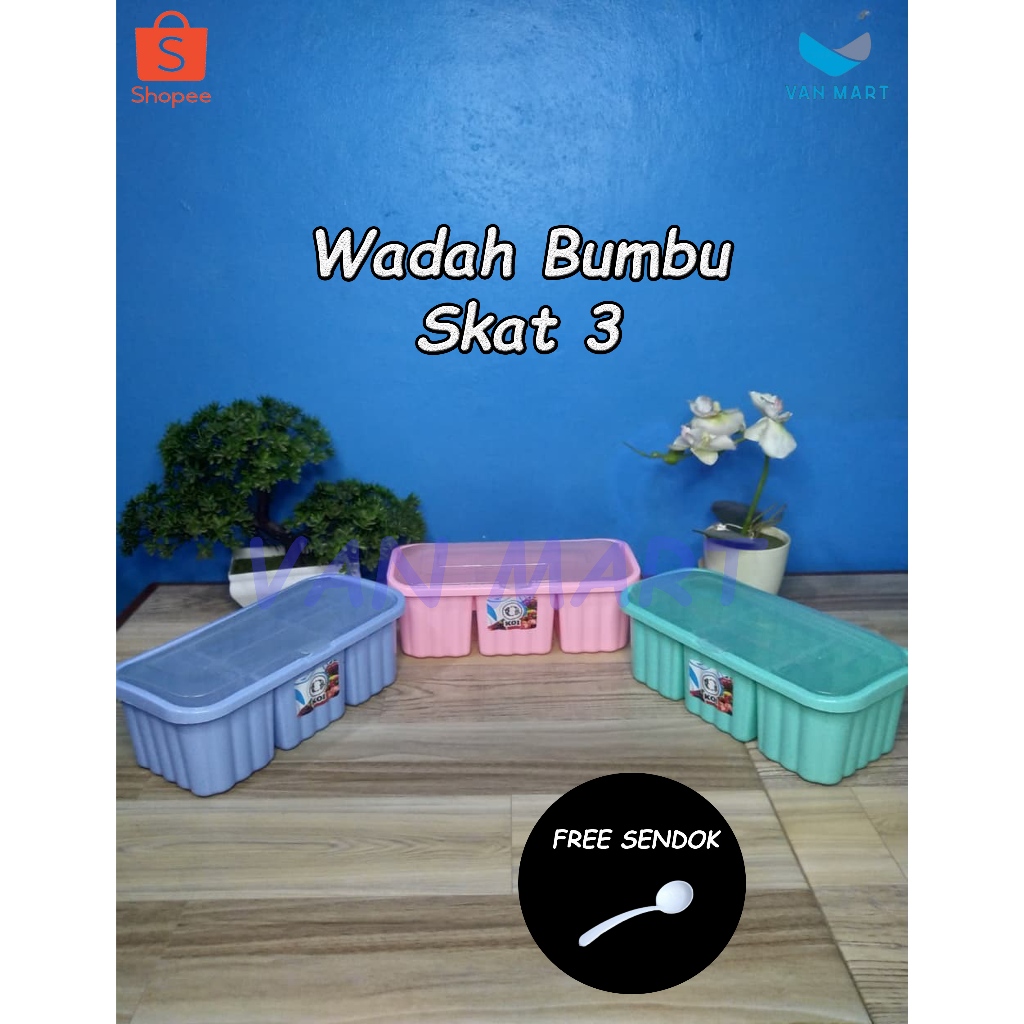 Wadah Bumbu / Tempat Bumbu Plastik skat 3