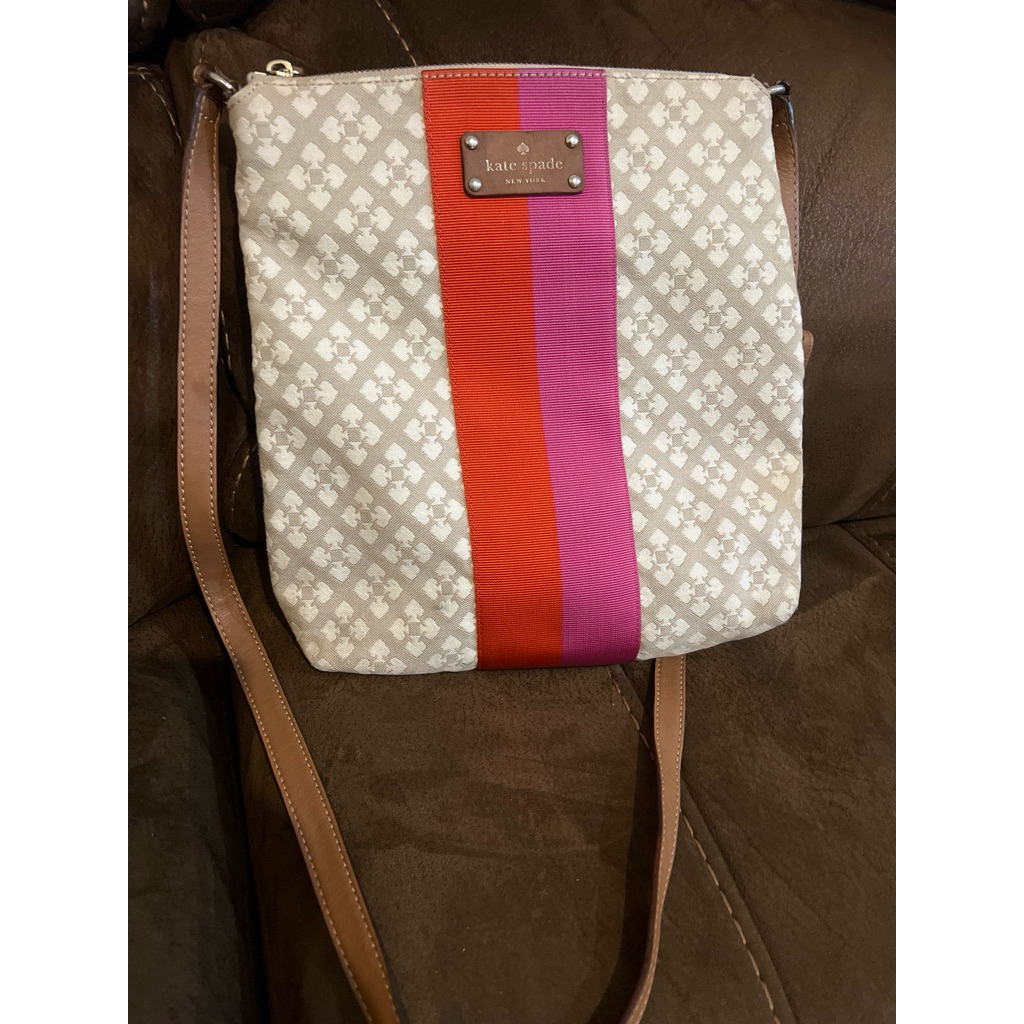 ks jacquard sling bag