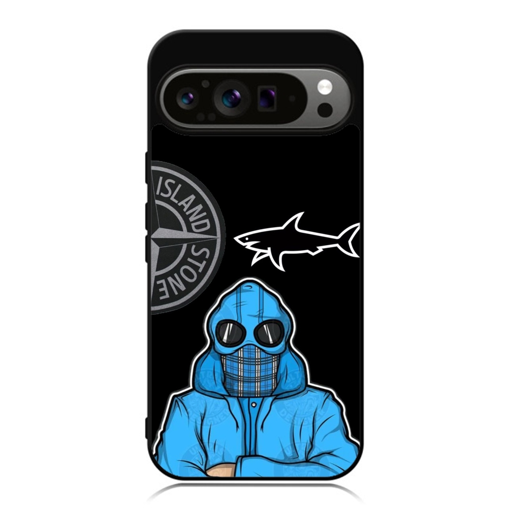 Phone Case Google Pixel 9 8 7 6 5 4 3 Pro XL 4g 5g TPU Custom Softcase CP Company Blue
