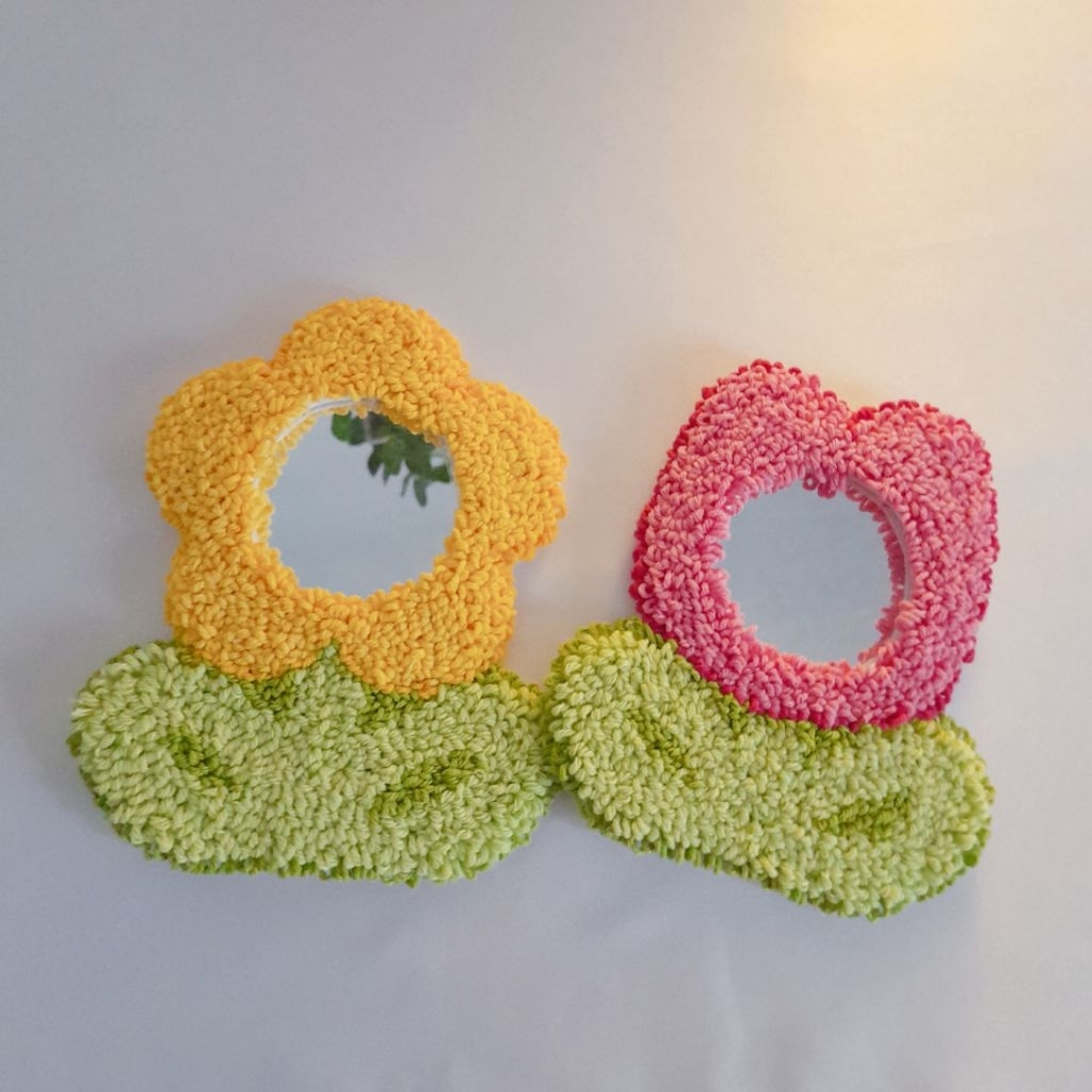 Cermin Punch Needle dan custom cermin punch needle