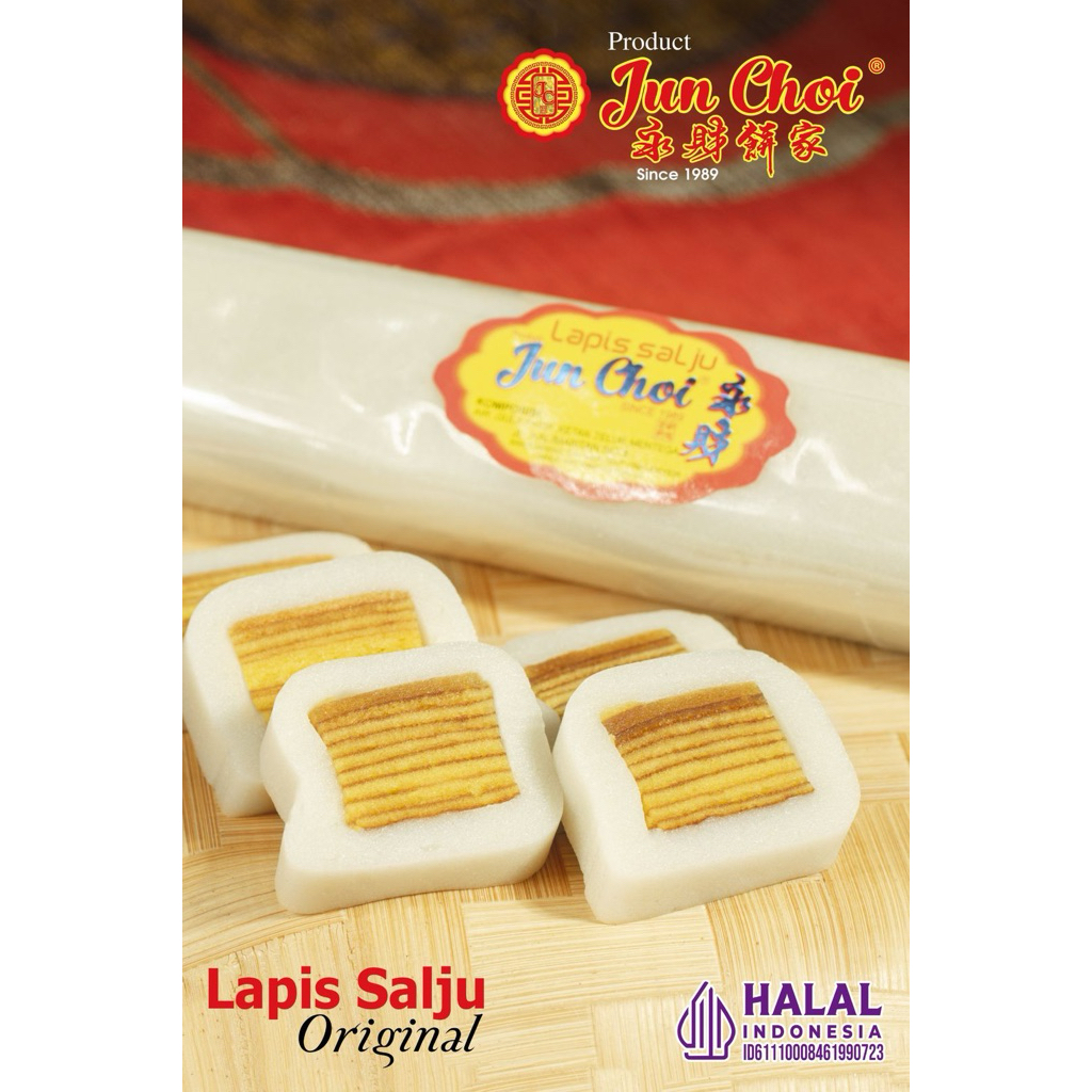 [ HALAL ] Kue Bulan Nyonko Lapis Salju Original “JUN CHOI”