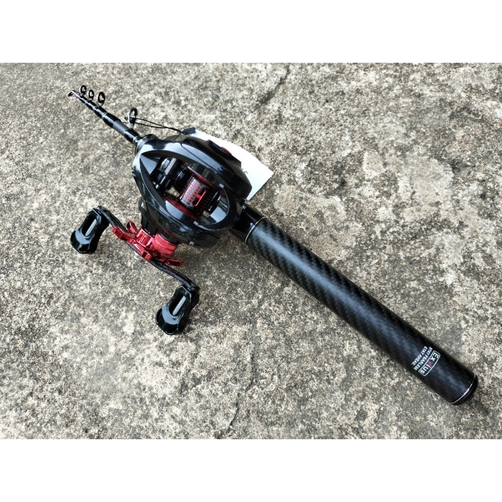 satu set joran UL telescopic 150cm Zorro Kings cliker&joran bc ys silver Glint(cliker