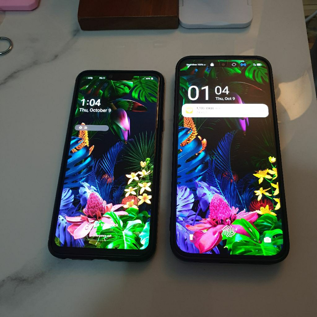 LG G8 ThinQ hitam second bekas 128 gb