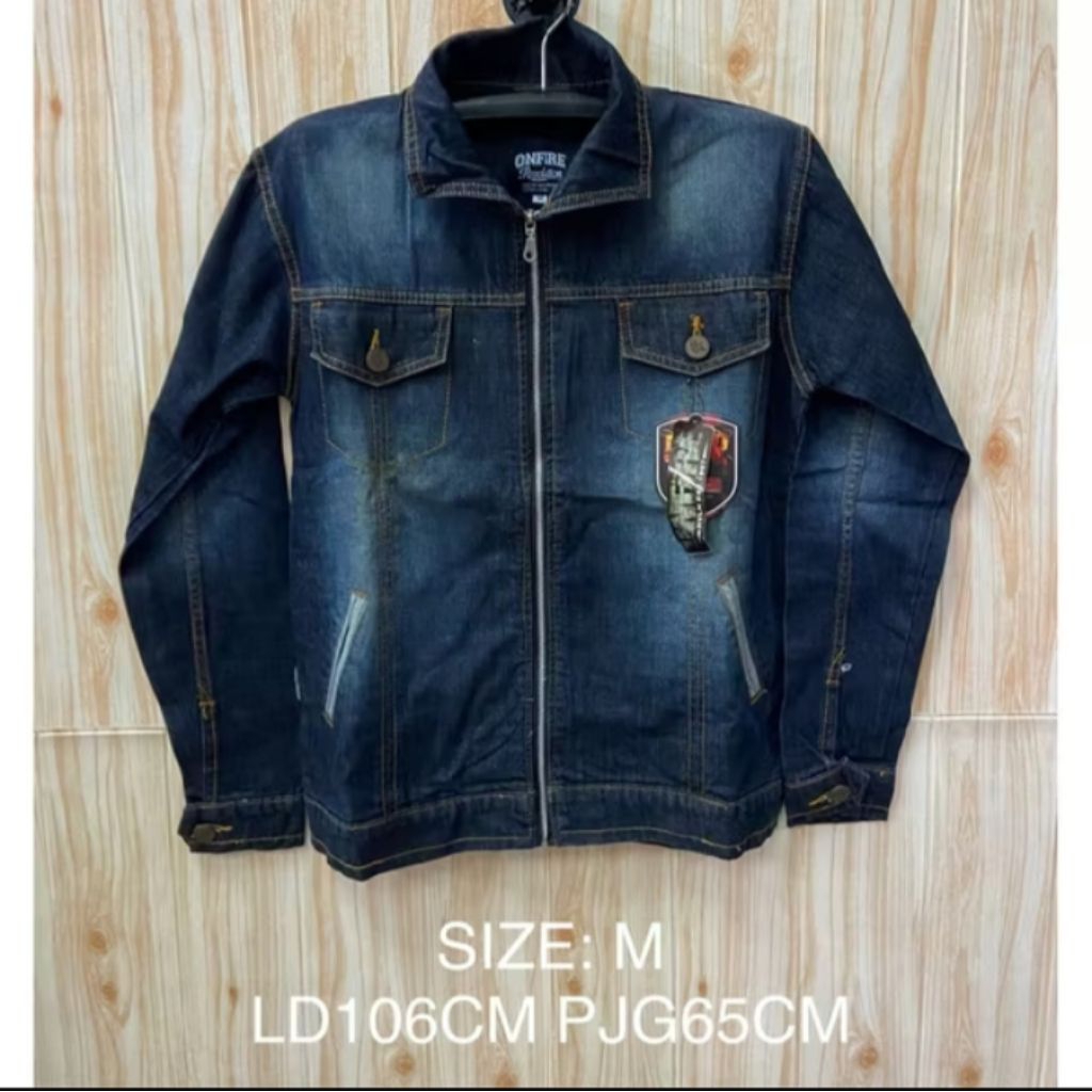 ONFIRE SALE,,, JACKET JEANS PRIA JACKET JEANS DISTRO ONFIRE ORIGINAL