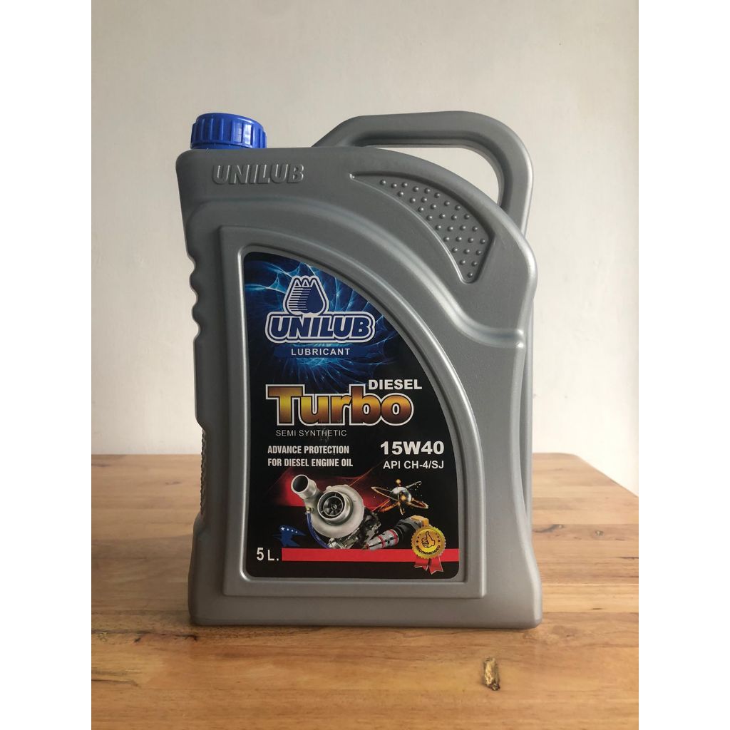 UNILUB Turbo Diesel 15W-40- OLI MESIN - 5 L