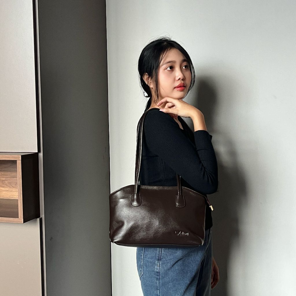 Tas Wanita Kulit Sapi Asli Valiant Leather BRENA Shoulderbag