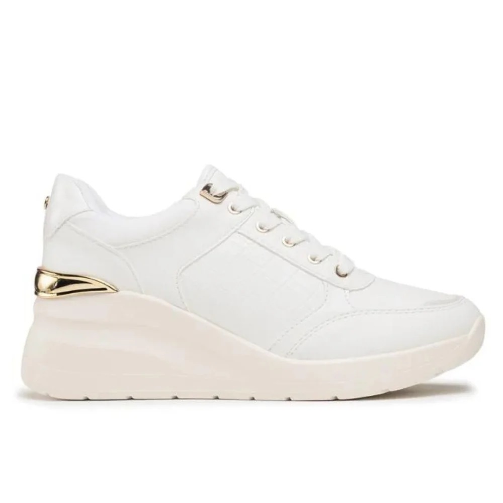 SEPATU SNEAKERS WANITA ALDO ICONISTEP FASHION ATHLETICS WHITE