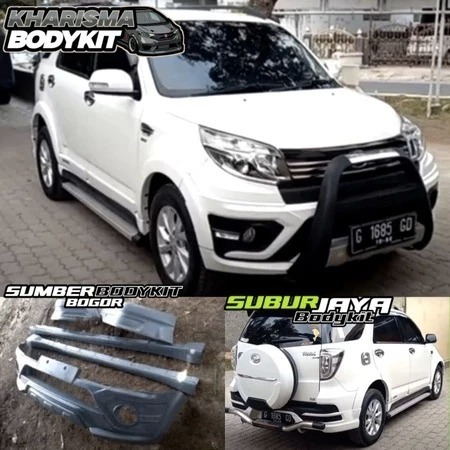 BODYKIT RUSH TERIOS TAHUN 2007 - 2017 FULL SET BODYKIT TERIOS KONDE 2006 - 2017 BODYKIT MOBIL TERIOS