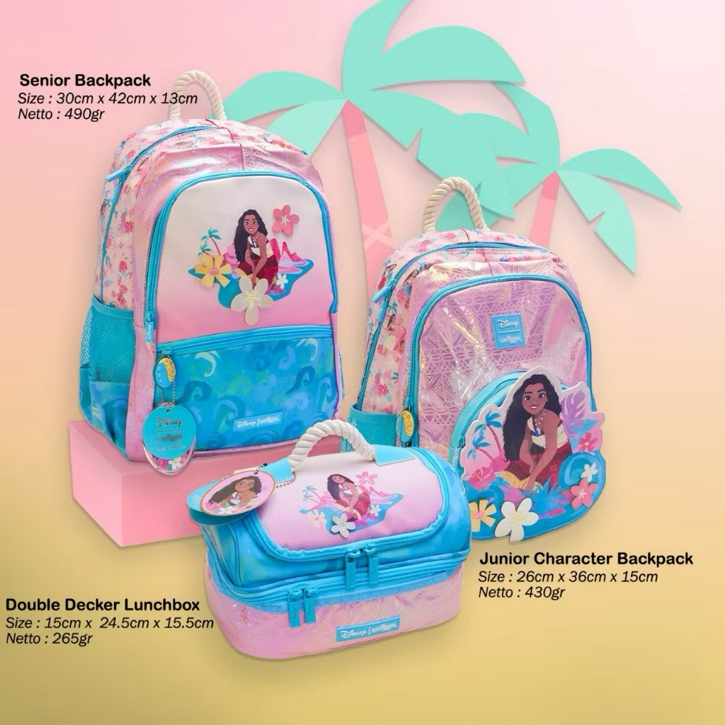 SMIGGLE MOANA SERIES BACKPACK LUNCHBAG