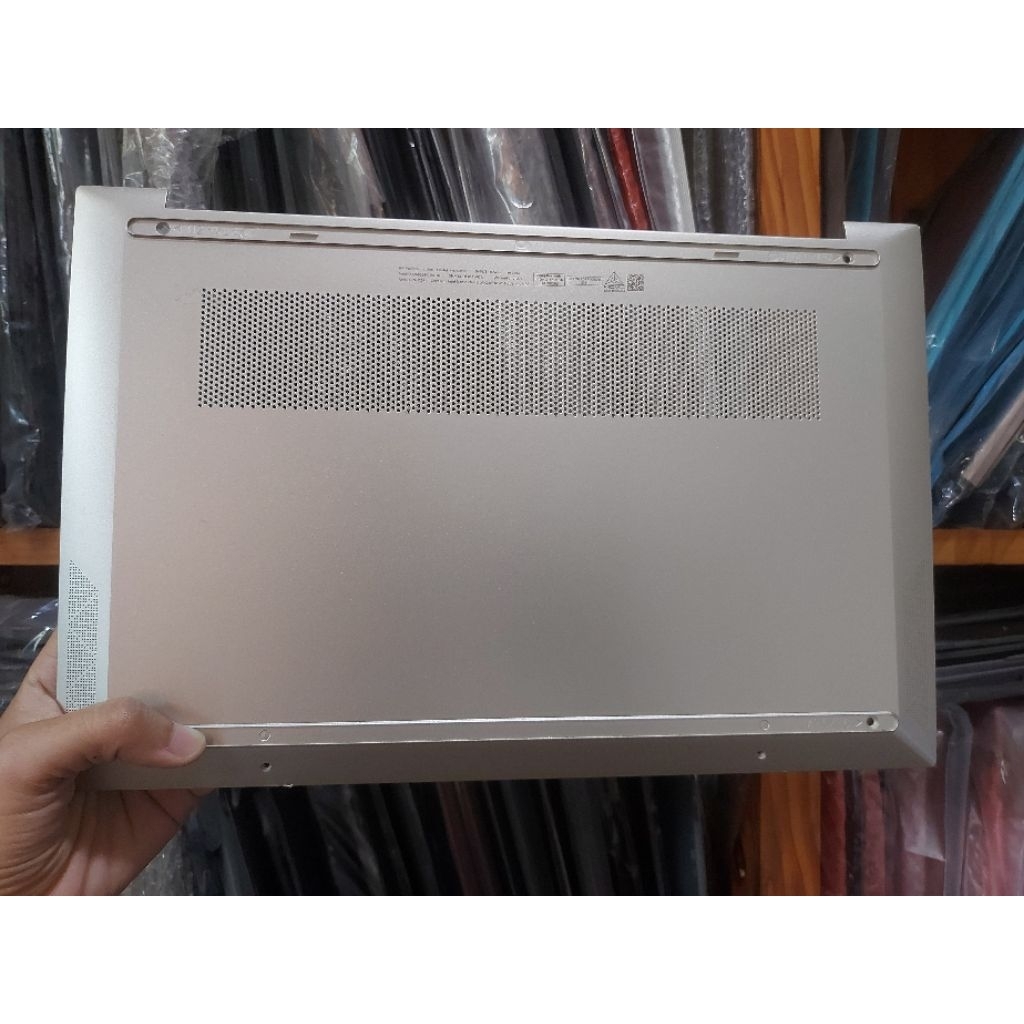 Casing Bawah Bottom Case Laptop HP Pavilion 14-DV 14-dv0515TX TPN-Q244 Q262ORI Gold Second Original