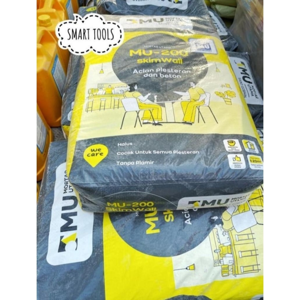SEMEN MU-200 SKIMWALL ACIAN PLESTERAN DAN BETON 40KG