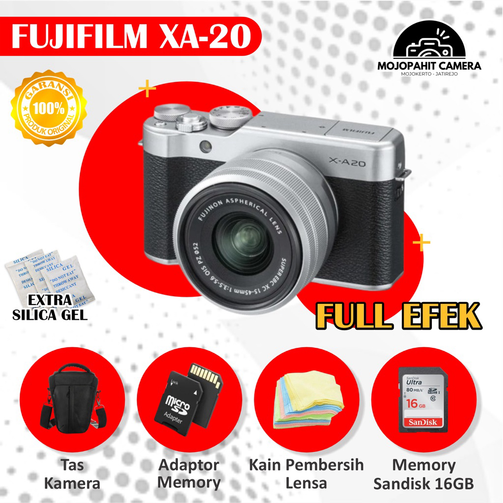 FUJIFILM XA20 SECOND NORMAL BERGARANSI