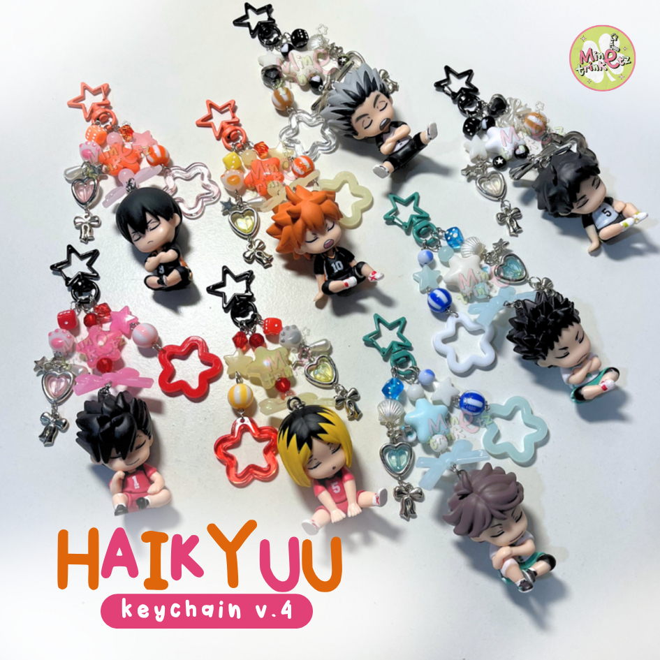 Haikyuu Keychain V.4 I Haikyuu Keychain Bag Charm V.4 I Gantungan Tas Anime Haikyuu