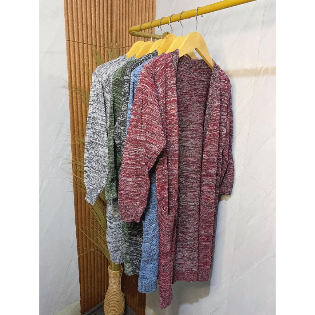 Long Cardigan | Cardigan Rajut Wanita | Cardigan Rajut Premium | Rajut Cardigan | Cardigan Wanita