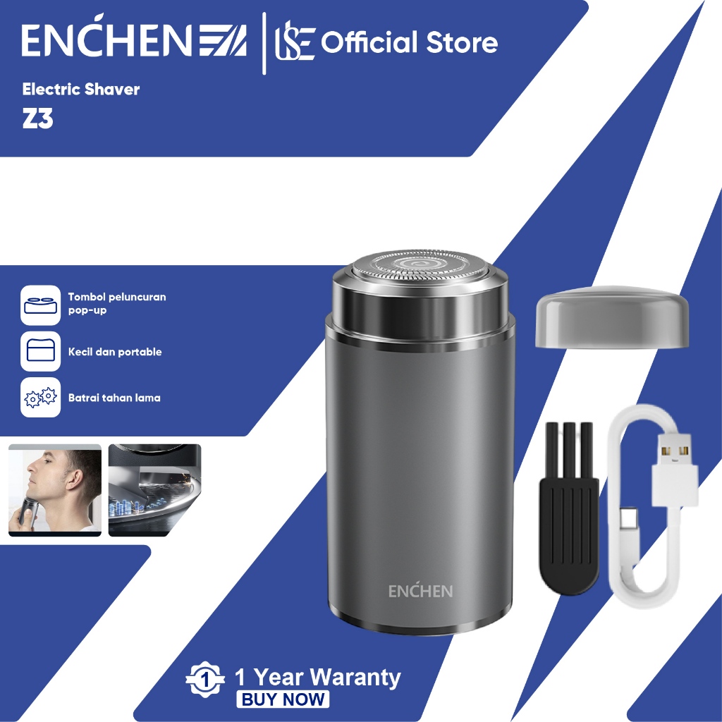ENCHEN Z3 Mini Shaver Paduan Alat Cukur Kumis Elektrik