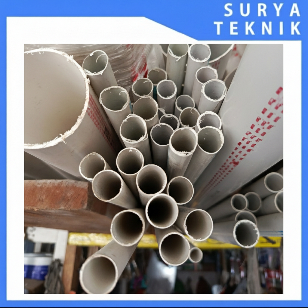 Pipa Listrik | Pipa Paralon Listrik 5/8 Inch 4 Meter Lesso