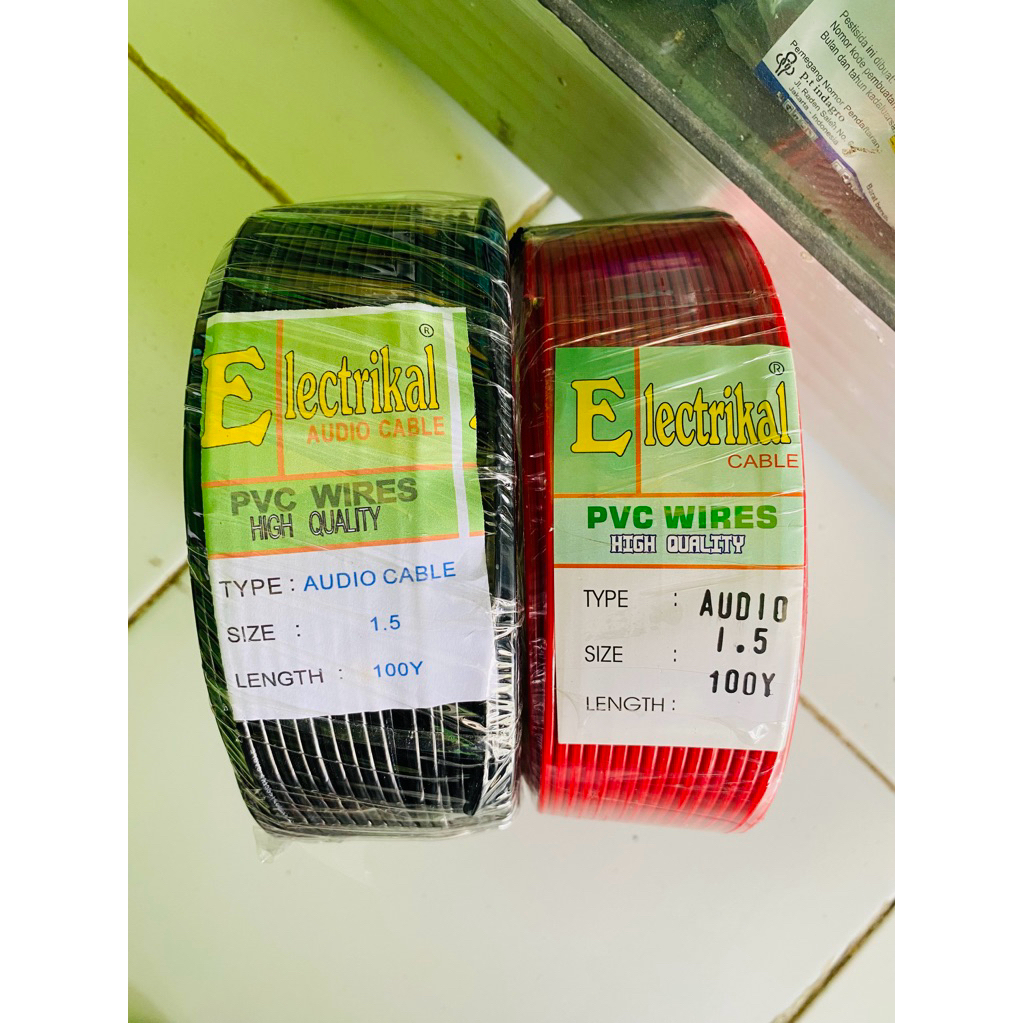 KABEL LISTRIK 1 ROLL 100Y KAWAT 1.5 ELECTRIKAL original