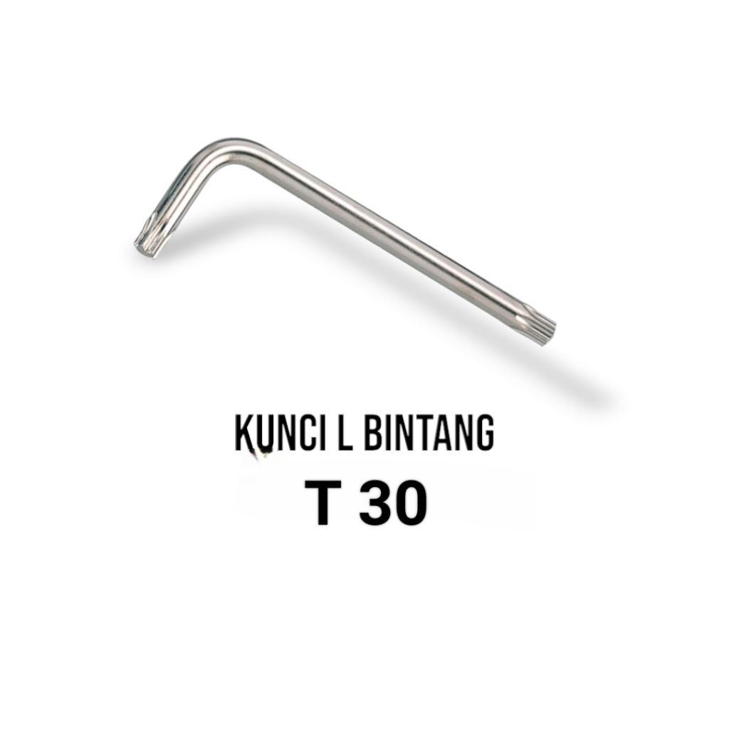 Kunci L Bintang T30 Panjang Lubang