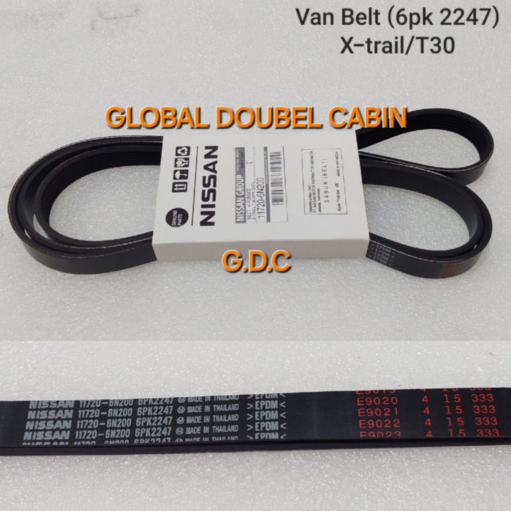 Van belt 6pk 2247 Nissan Xtrail T30 11720-6N200