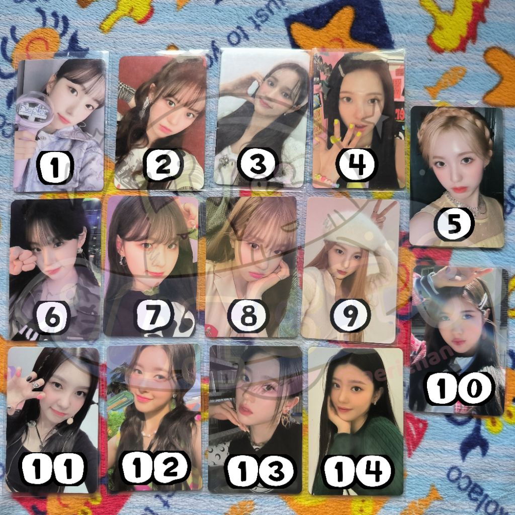 PC PHOTOCARD KEEP1ER YONGEUN BAHIYYIH YUJIN CHAEHYUN DAYEON XIAOTING
