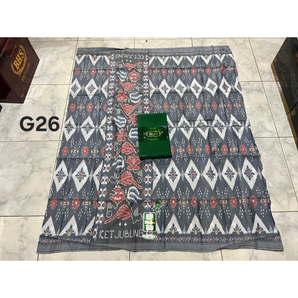 SARUNG KETJUBUNG GOYOR PELANGI GREEN
