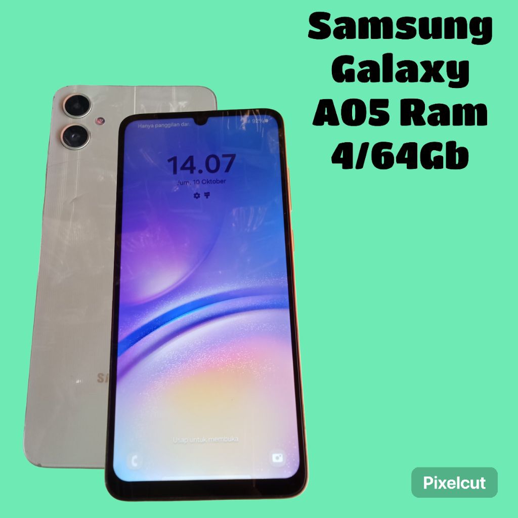 Hp Samsung Galaxy A05 Ram 4/64gb. Hp murah siap pake