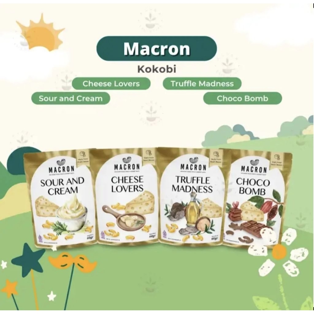 MACRON | MACRON MACARONI CHEESE CRUNCH GOURMET SNACK | CAMILAN SEHAT MURAH | TANPA MSG | TANPA PENGA