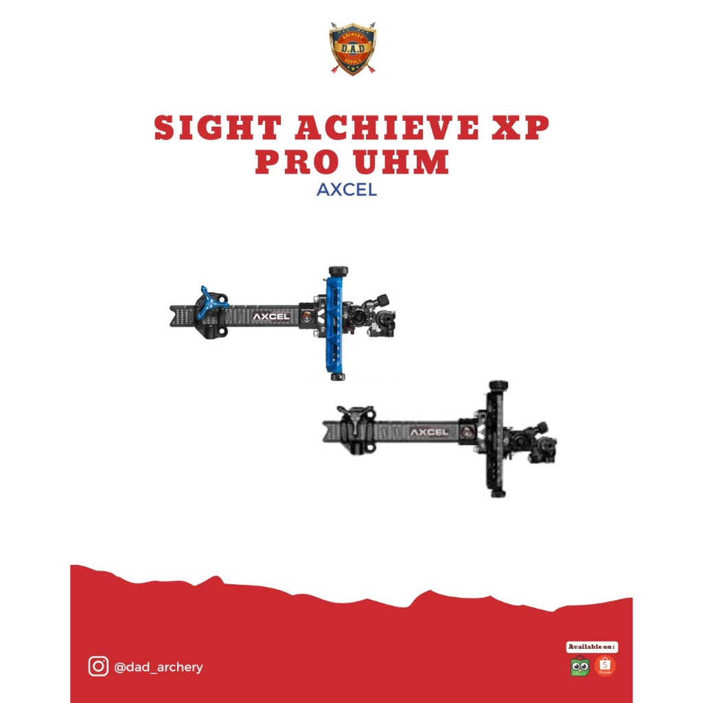 AXCEL SIGHT ACHIEVE XP PRO UHM DIAMOND WEAVE CARBON BAR 6 RH / ALAT BIDIK AXCEL